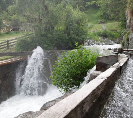 Islitzermühle - Wasserradmühle in Hinterbichl bei Prägraten a.G.