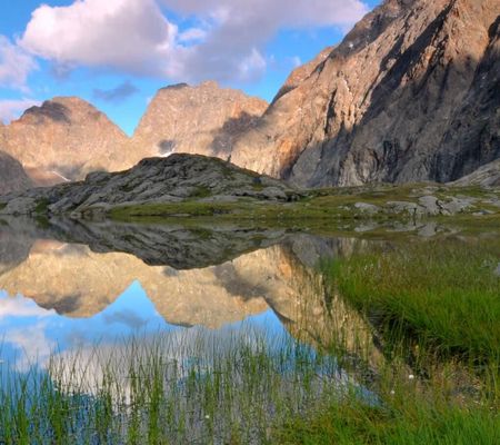 Adolf Nossberger Hütte 2488m - Landschaft Lienzer Dolomiten - Foto: Christian