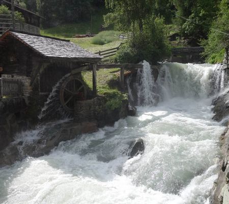 Islitzermühle - Wasserradmühle in Hinterbichl bei Prägraten a.G.