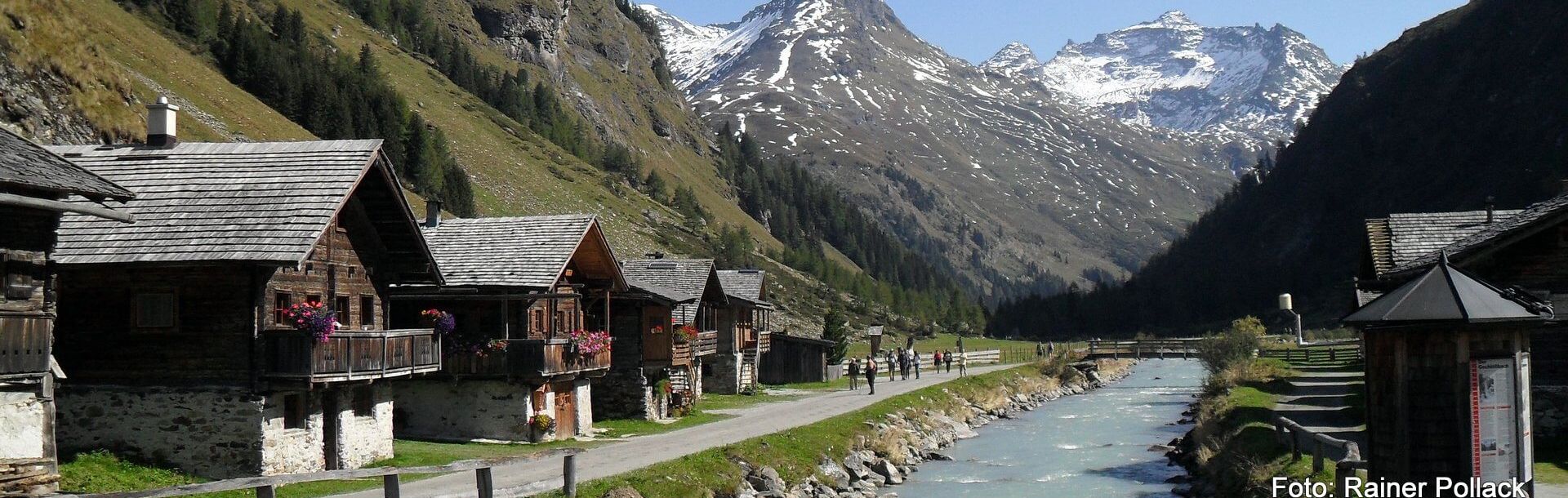 Vom Matreier Tauernhaus führt ein Wanderweg über Außergschlöß nach Innergschlöß | © Pollack