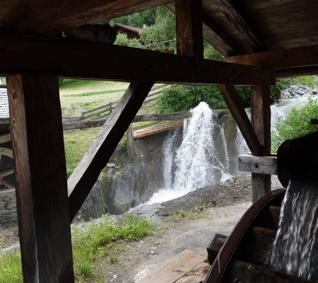 Islitzermühle - Wasserradmühle in Hinterbichl bei Prägraten a.G.