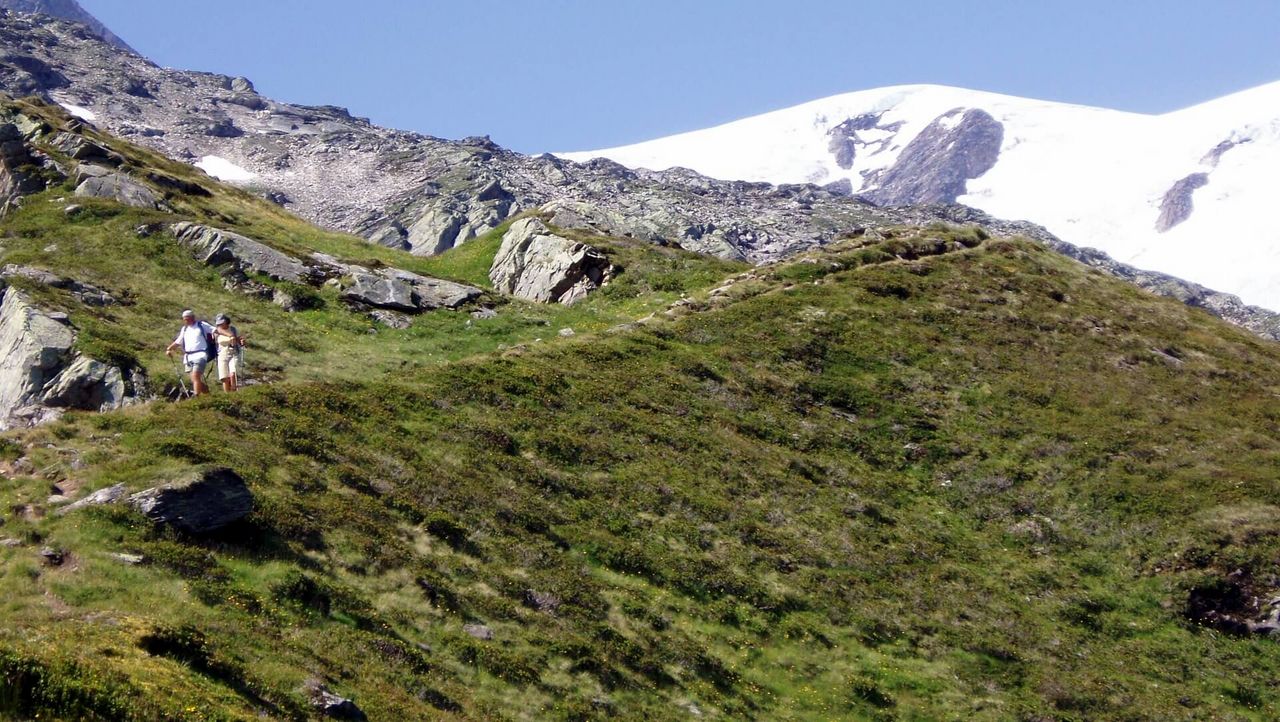 Gletscherlehrweg Innergschlöss, Matrei in Osttirol. Der Lehrpfad ist als Rundweg angelegt