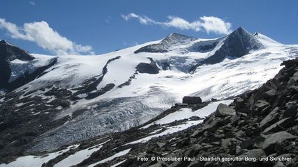 Die Neue Prager Hütte im Nationalpark Hohe Tauern in Osttirol