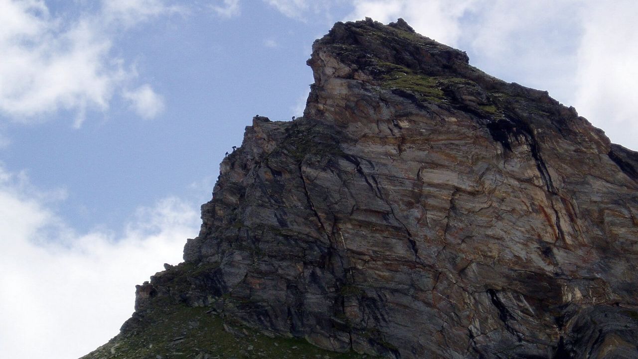 Klettersteig vom Türmljoch auf das Türml (2.790m).