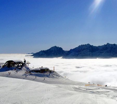 Das Skigebiet Zettersfeld – Lienz befindet sich in den Lienzer Dolomiten | © TVB Osttirol Zlöbl Armin Lienz