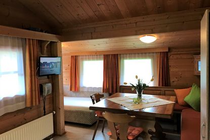 Gästehaus Schlossnerhof - Ferien-Blockhaus Klein-Venediger für 2-5 Personen in Virgen in Osttirol