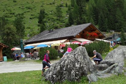 Islitzeralm 1.513 m | Jausenstation an den Umbalfällen Wasserfällen