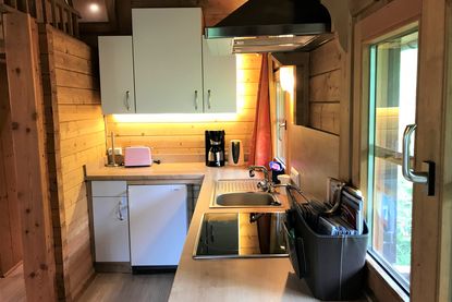 Gästehaus Schlossnerhof - Ferien-Blockhaus mit modern ausgestatteter Küche in Virgen in Osttirol