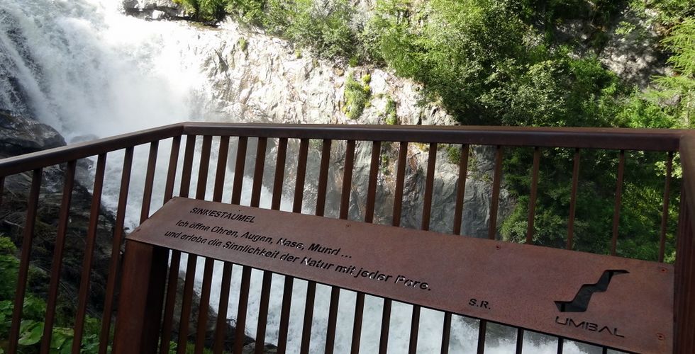 Das Almgasthaus Islitzeralm -  Hier beginnt der Wasserschaupfad Umballfälle