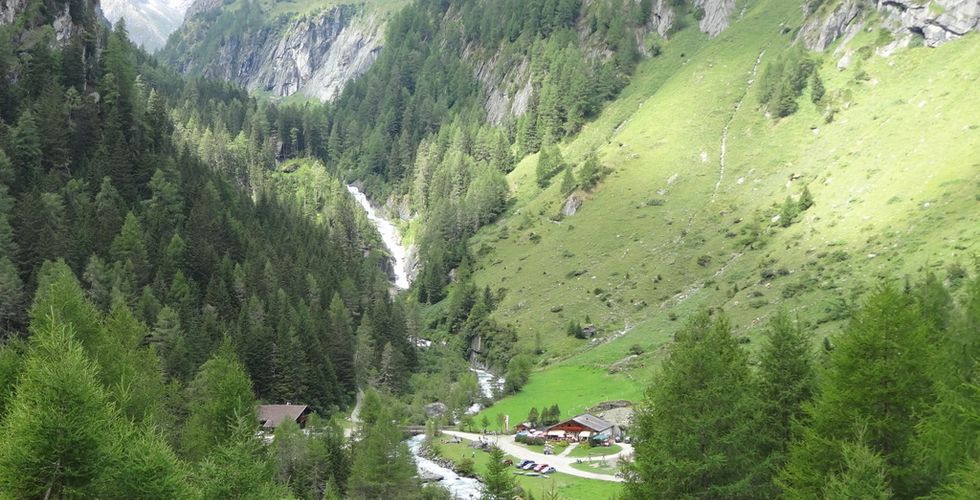 Islitzeralm 1.513 m | Jausenstation an den Umbalfällen Wasserfällen