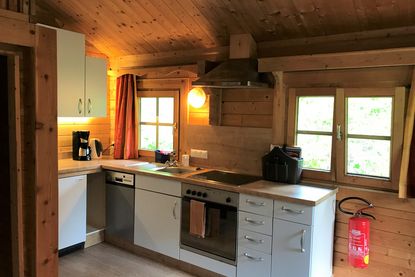 Gästehaus Schlossnerhof - Ferien-Blockhaus Klein-Venediger für 2-5 Personen in Virgen in Osttirol