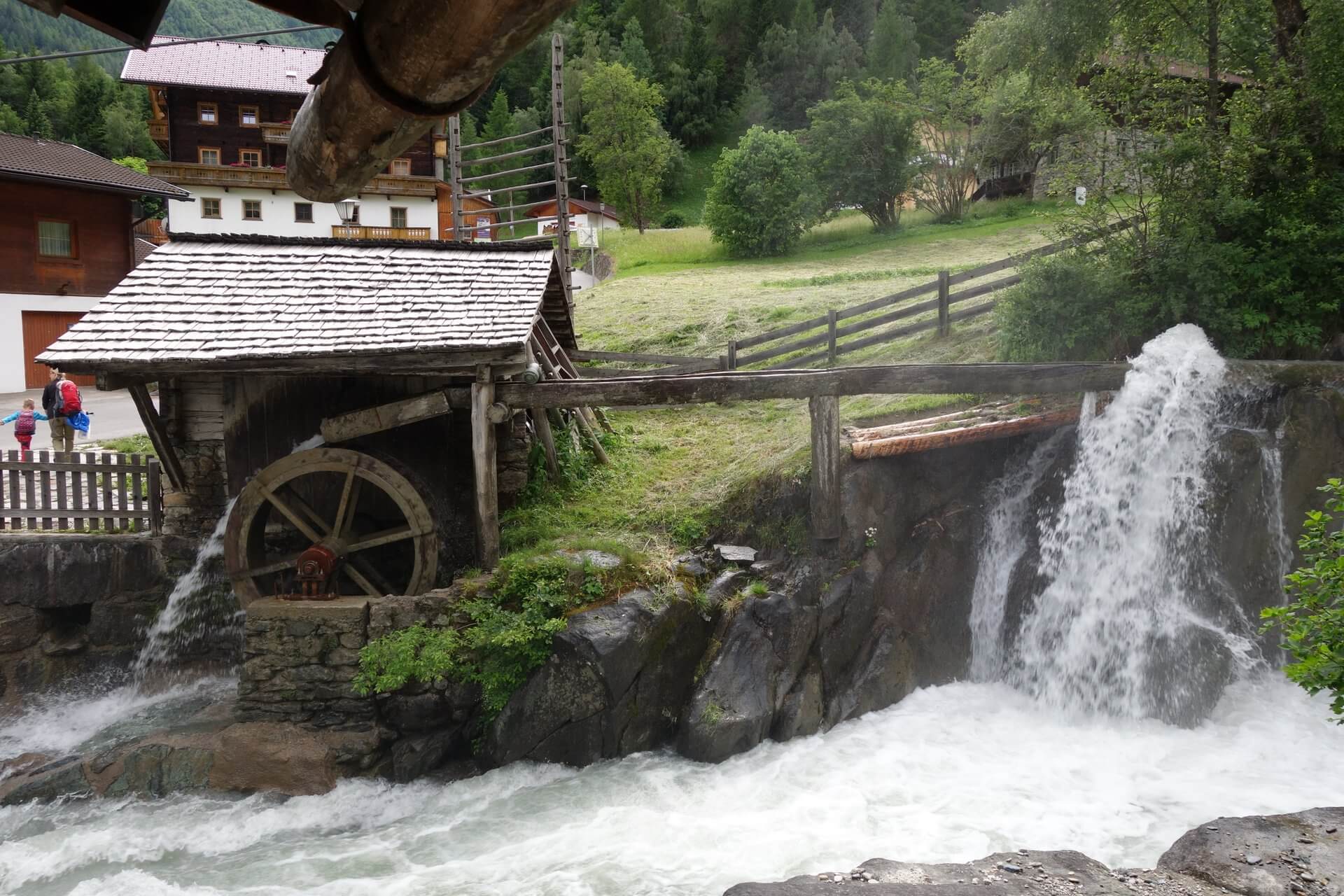 Islitzermühle - Wasserradmühle in Hinterbichl