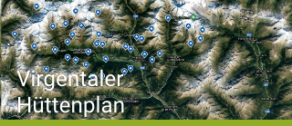 Virgentaler Hütten- und Übersichtsplan | OsttirolerLand.com