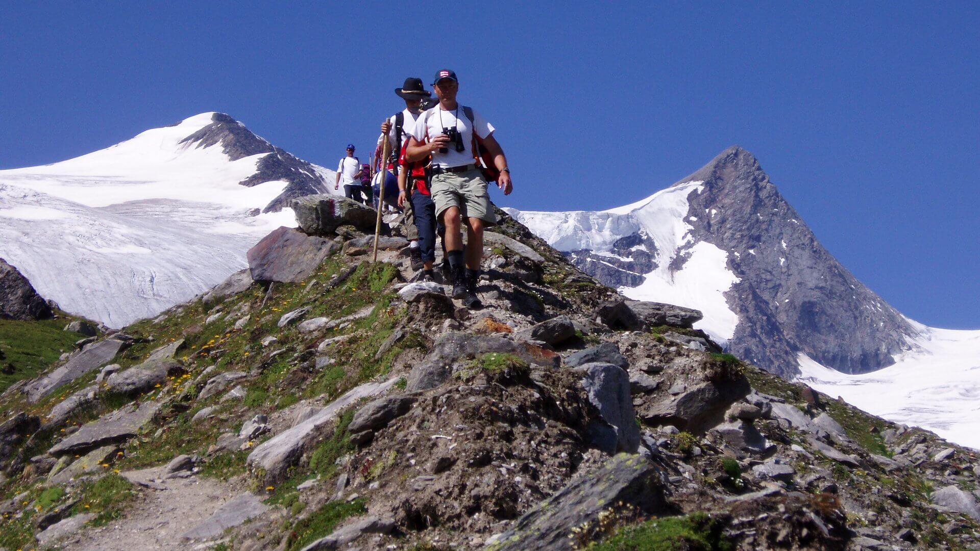 Berglandschaft am Gletscherweg Innergschlöß in Osttirol