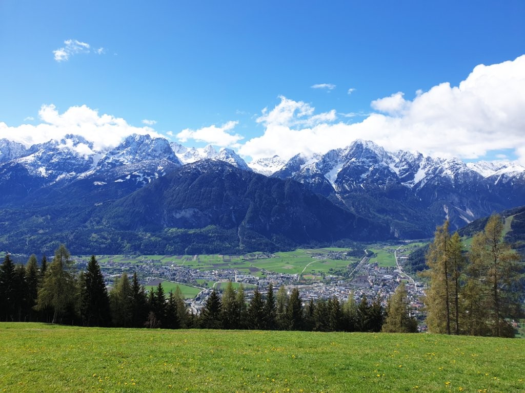 Panorama der Lienzer Dolomiten und des Lienzer Talbodens