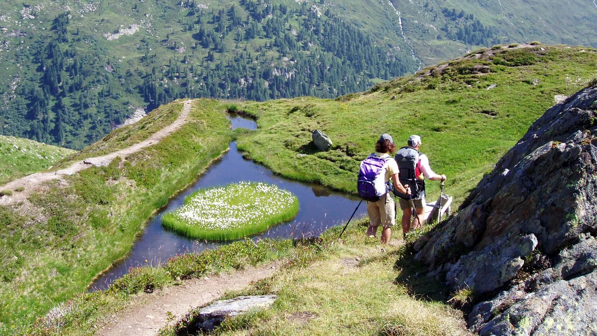 Auge Gottes am Gletscherweg Innergschlöß in Osttirol