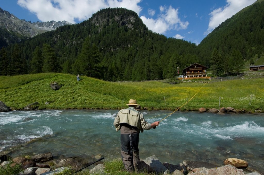 Fliegenfischen im Defereggental in Osttirol