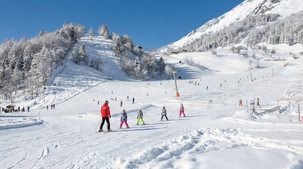 Familienskigebiet Prägraten am Großvenediger mit Skilift und Skischule
