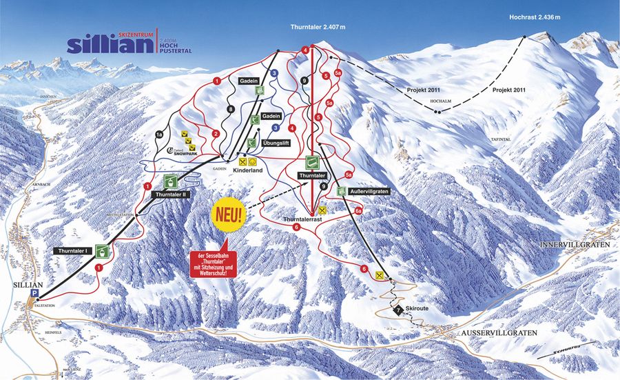 Skigebiet Sillian – Hochpustertaler Bergbahnen